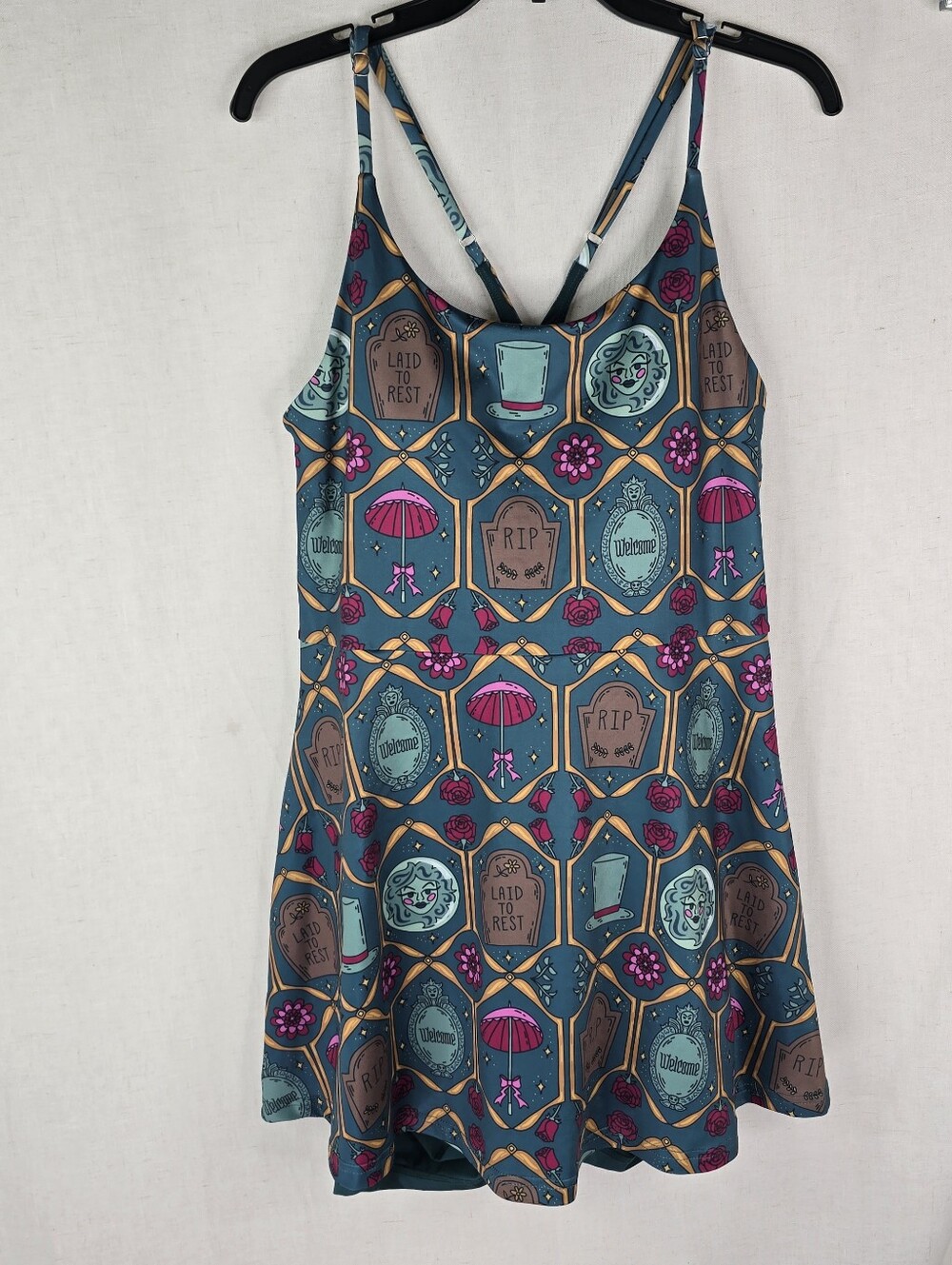 Kingdom & Co Womensn 1x/2x *runs Small* haunted Mansion Athletic Dress